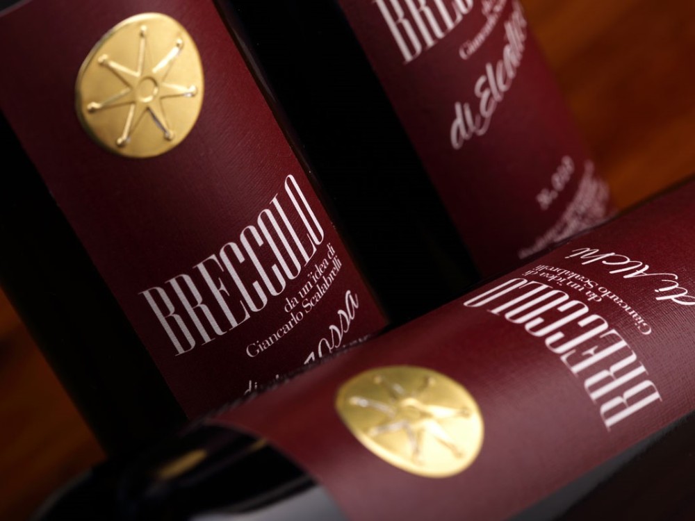 Bottles of Breccolo aromatised wine