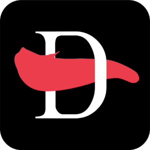 Dionysus Culture Food Logo Black Background