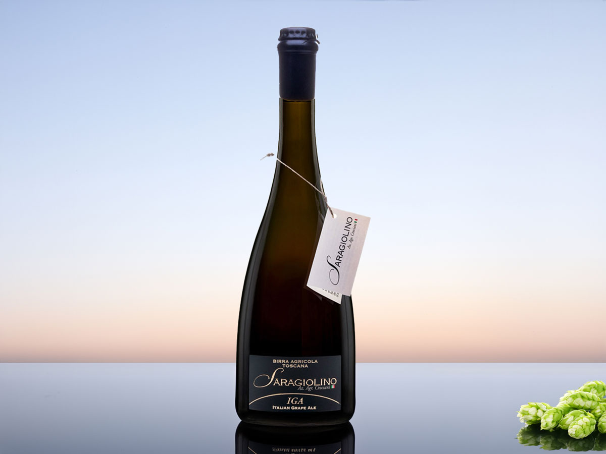 IGA - Italian Grape Ale: Artisanal Amber Beer with White Grape Must and Spontaneous Fermentation