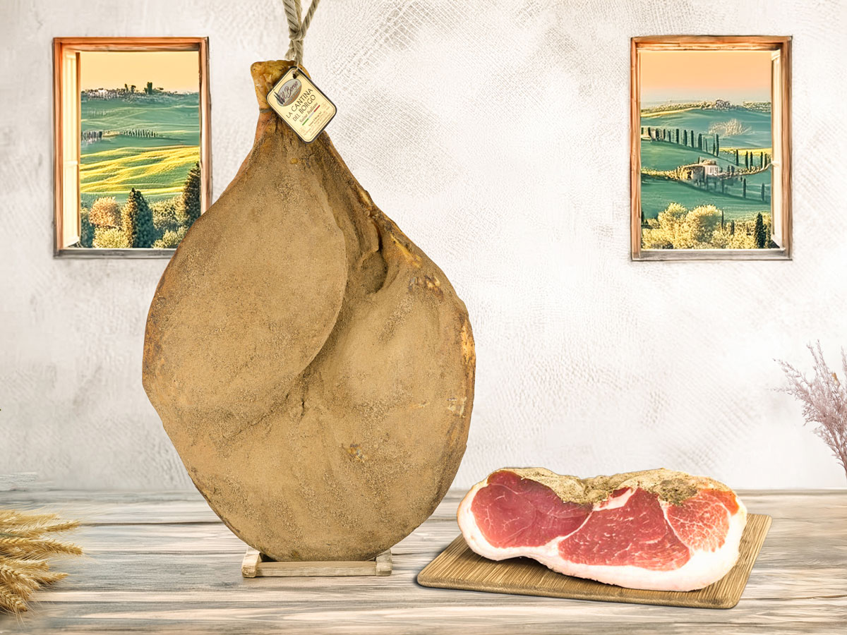 Artisanal Prosciutto Crudo - Traditional Italian Cured Meat with Distinctive Flavour and Tender Texture
